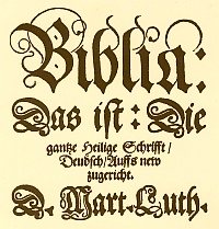 Lutherbibel alter Titel